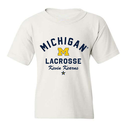 Michigan - NCAA Men's Lacrosse : Kevin Kearns - Classic Shersey Youth T-Shirt-0