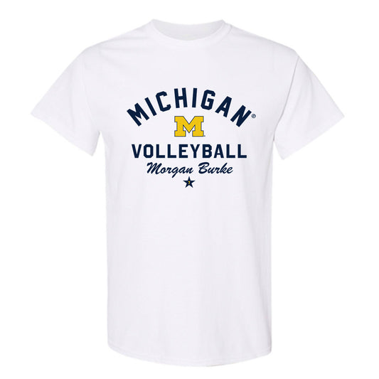 Michigan - NCAA Women's Volleyball : Morgan Burke - Classic Shersey T-Shirt-0