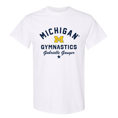 Michigan - NCAA Women's Gymnastics : Gabrielle Gauger - Classic Shersey T-Shirt-0