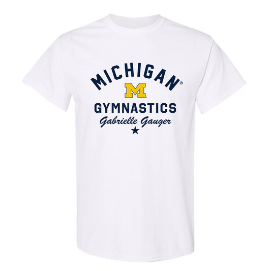Michigan - NCAA Women's Gymnastics : Gabrielle Gauger - Classic Shersey T-Shirt-0