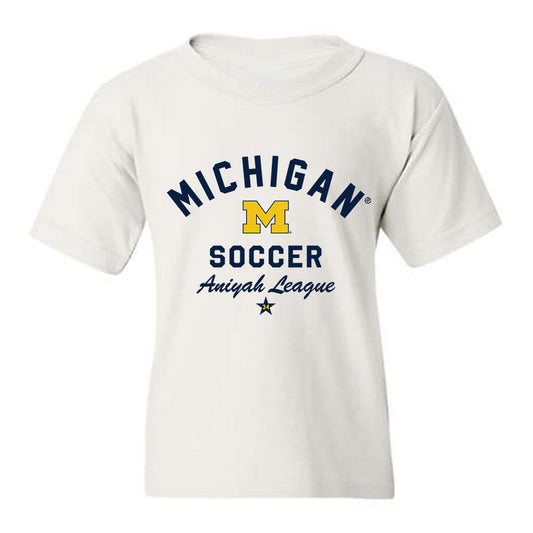 Michigan - NCAA Women's Soccer : Aniyah League - Classic Shersey Youth T-Shirt-0