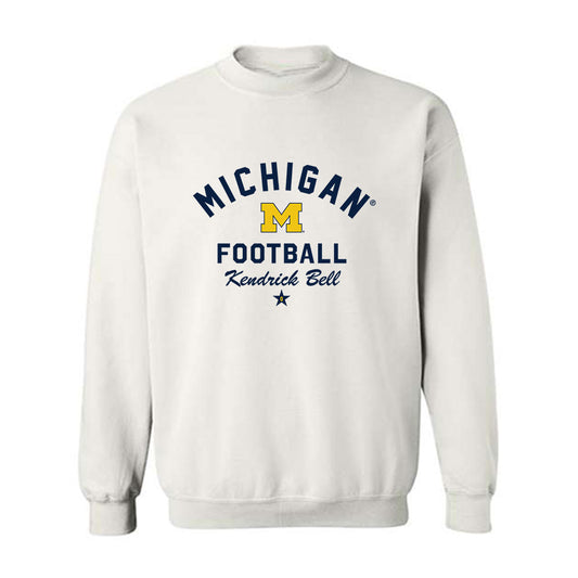 Michigan - NCAA Football : Kendrick Bell - Classic Shersey Crewneck Sweatshirt-0
