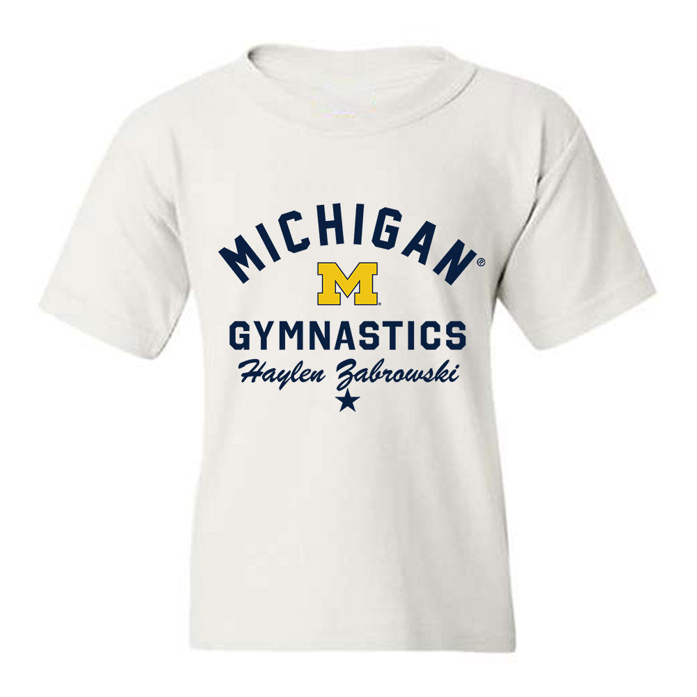 Michigan - NCAA Women's Gymnastics : Haylen Zabrowski - Classic Shersey Youth T-Shirt-0