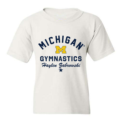 Michigan - NCAA Women's Gymnastics : Haylen Zabrowski - Classic Shersey Youth T-Shirt-0