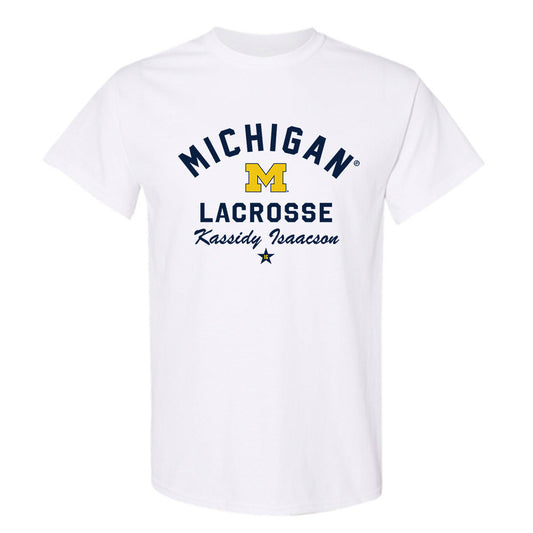 Michigan - NCAA Women's Lacrosse : Kassidy Isaacson - Classic Shersey T-Shirt-0