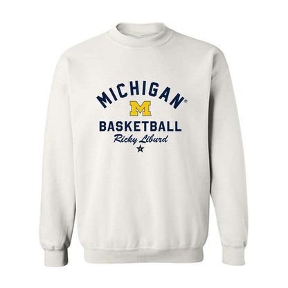 Michigan - NCAA Men's Basketball : Ricky Liburd - Classic Shersey Crewneck Sweatshirt-0