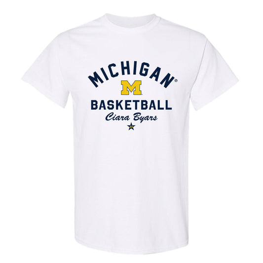 Michigan - NCAA Women's Basketball : Ciara Byars - Classic Shersey T-Shirt-0