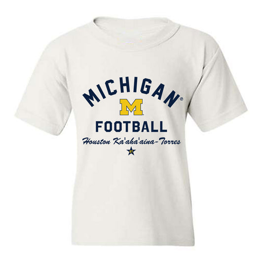 Michigan - NCAA Football : Houston Ka'aha'aina-Torres - Classic Shersey Youth T-Shirt-0