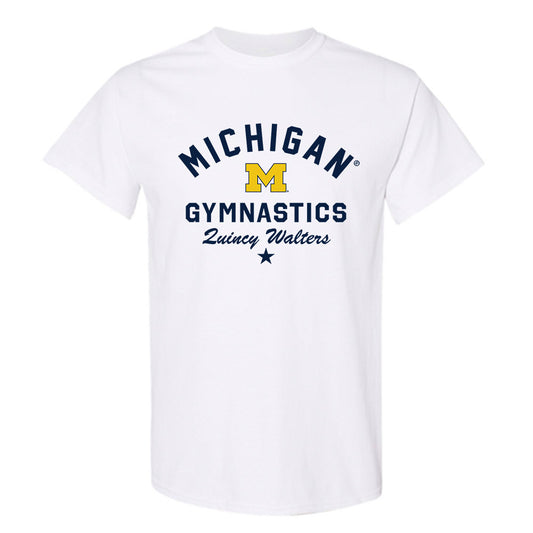 Michigan - NCAA Women's Gymnastics : Quincy Walters - Classic Shersey T-Shirt-0