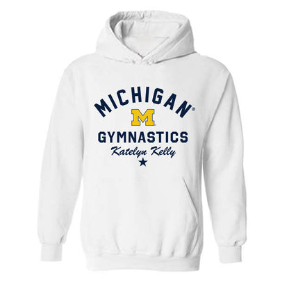 Michigan - NCAA Women's Gymnastics : Katelyn Kelly - Classic Shersey Hooded Sweatshirt-0