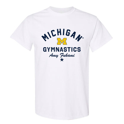 Michigan - NCAA Women's Gymnastics : Amy Fukami - Classic Shersey T-Shirt-0