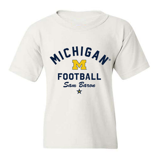 Michigan - NCAA Football : Sam Baron - Classic Shersey Youth T-Shirt-0