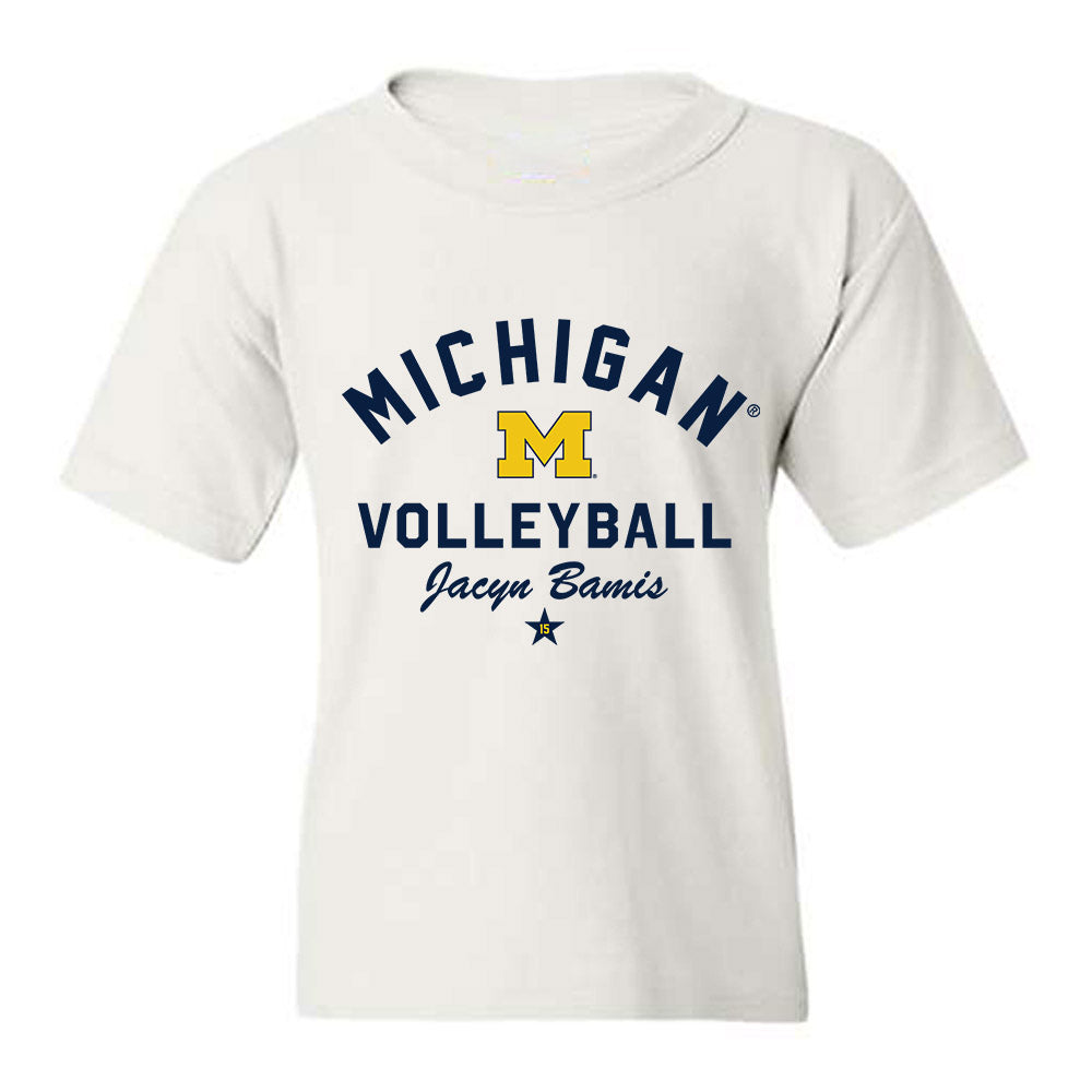 Michigan - NCAA Women's Volleyball : Jacyn Bamis - Classic Shersey Youth T-Shirt-0