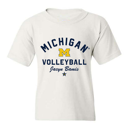 Michigan - NCAA Women's Volleyball : Jacyn Bamis - Classic Shersey Youth T-Shirt-0