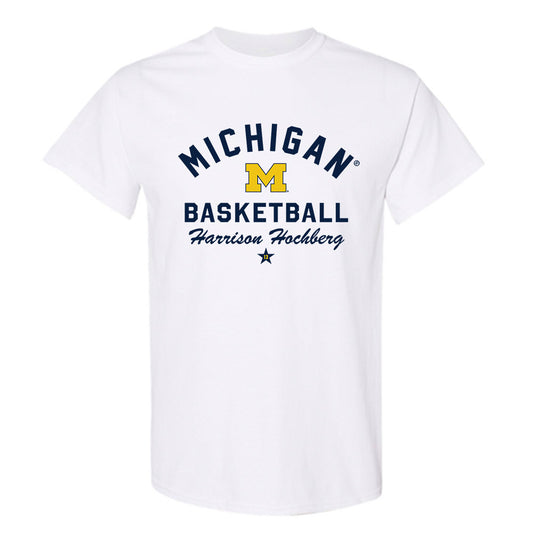 Michigan - NCAA Men's Basketball : Harrison Hochberg - Classic Shersey T-Shirt-0