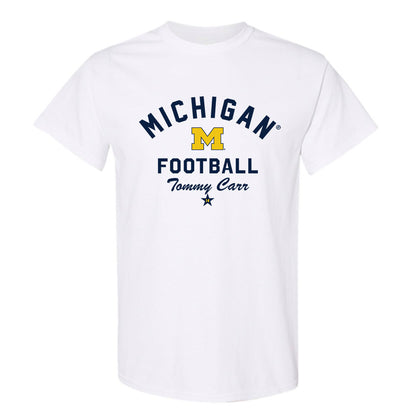 Michigan - NCAA Football : Tommy Carr - Classic Shersey T-Shirt-0