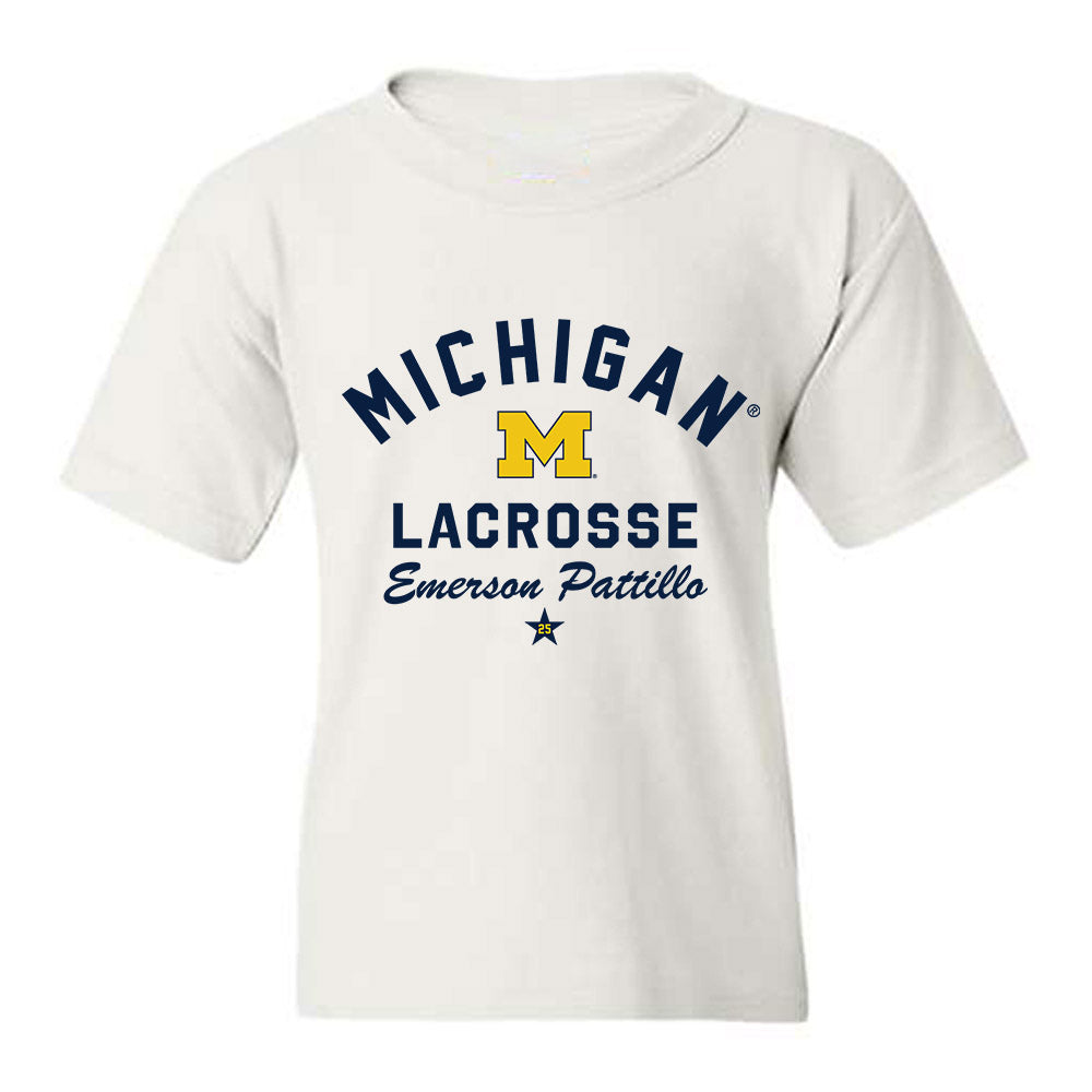 Michigan - NCAA Women's Lacrosse : Emerson Pattillo - Classic Shersey Youth T-Shirt-0