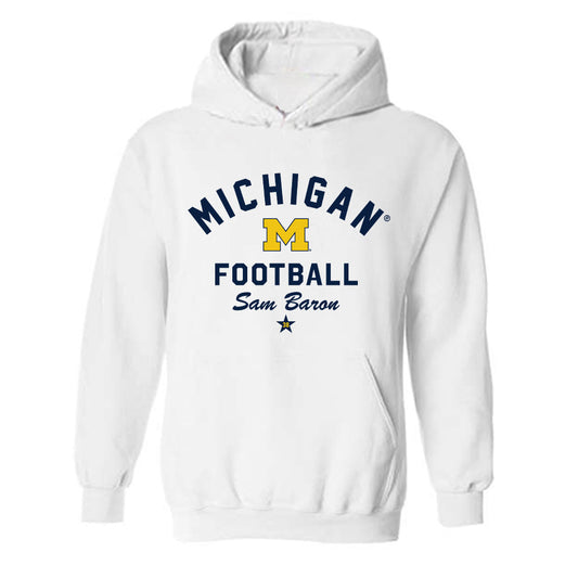Michigan - NCAA Football : Sam Baron - Classic Shersey Hooded Sweatshirt-0