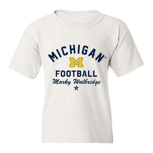 Michigan - NCAA Football : Marky Walbridge - Classic Shersey Youth T-Shirt-0