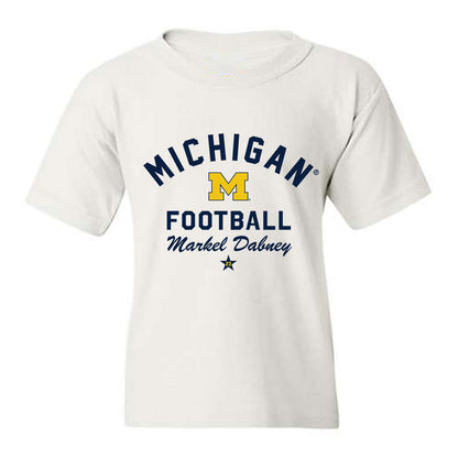 Michigan - NCAA Football : Markel Dabney - Classic Shersey Youth T-Shirt-0