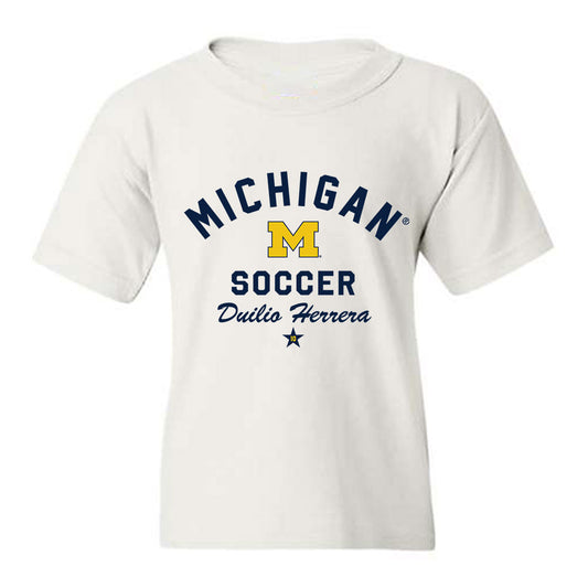 Michigan - NCAA Men's Soccer : Duilio Herrera - Classic Shersey Youth T-Shirt-0