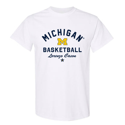 Michigan - NCAA Men's Basketball : Lorenzo Cason - Classic Shersey T-Shirt-0