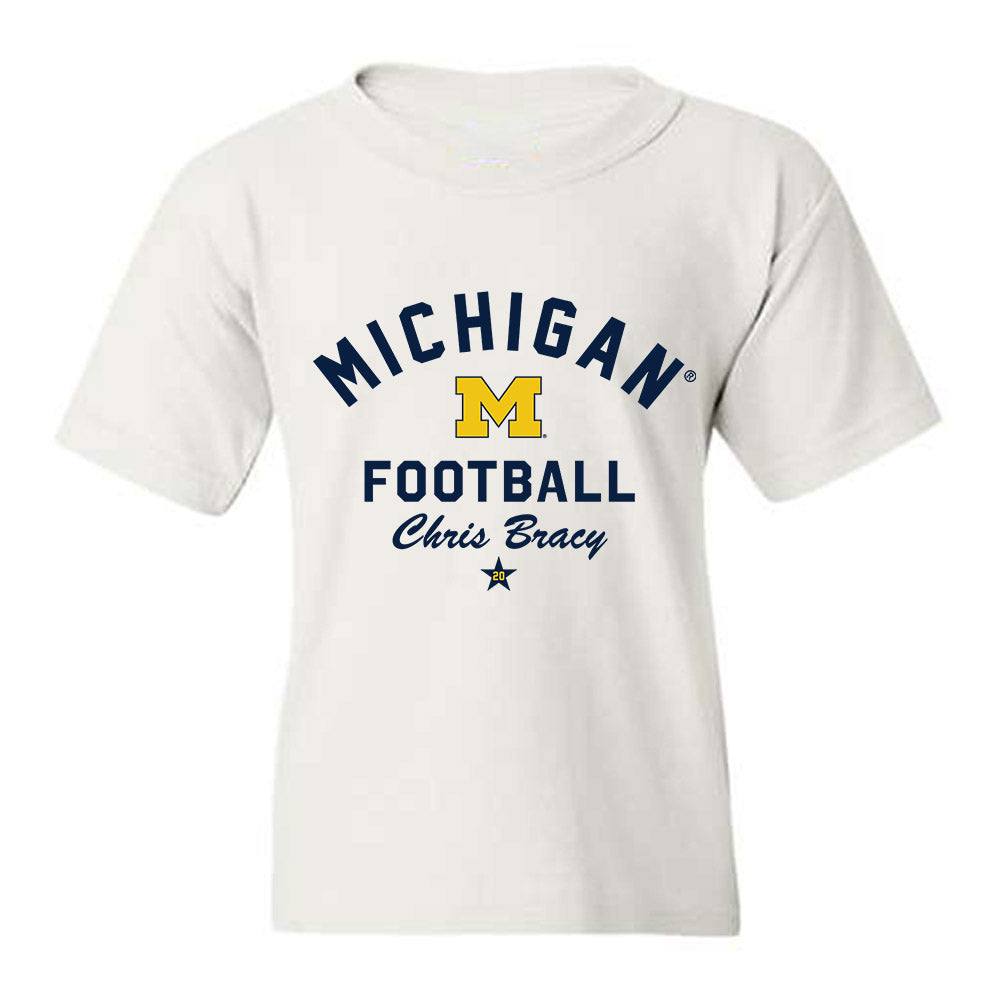 Michigan - NCAA Football : Chris Bracy - Classic Shersey Youth T-Shirt-0