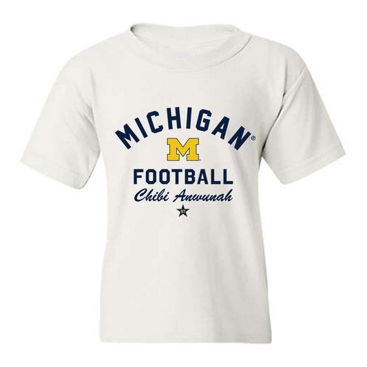 Michigan - NCAA Football : Chibi Anwunah - Classic Shersey Youth T-Shirt-0