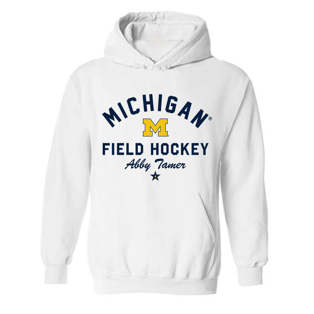 Michigan - NCAA Women's Field Hockey : Abby Tamer - Classic Shersey Hooded Sweatshirt-0