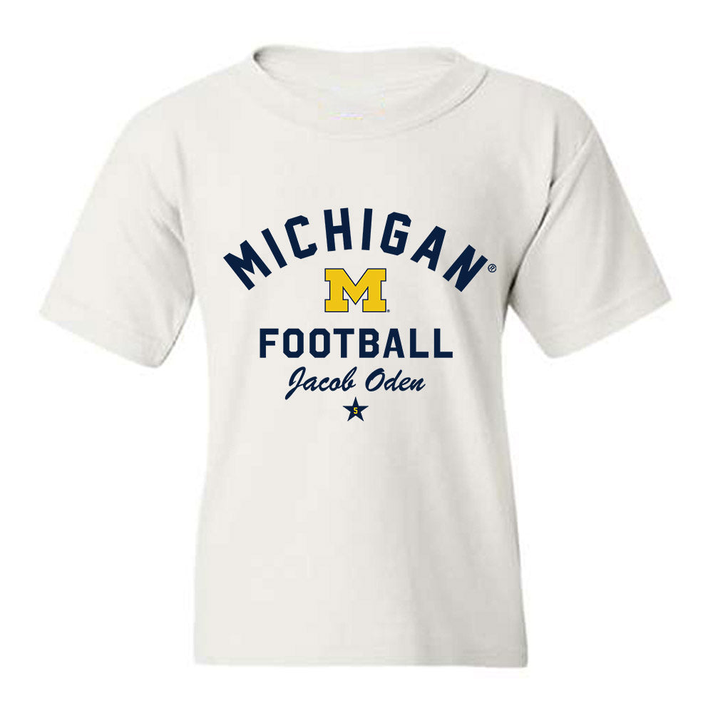 Michigan - NCAA Football : Jacob Oden - Classic Shersey Youth T-Shirt-0