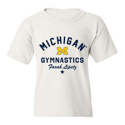 Michigan - NCAA Women's Gymnastics : Farah Lipetz - Classic Shersey Youth T-Shirt-0