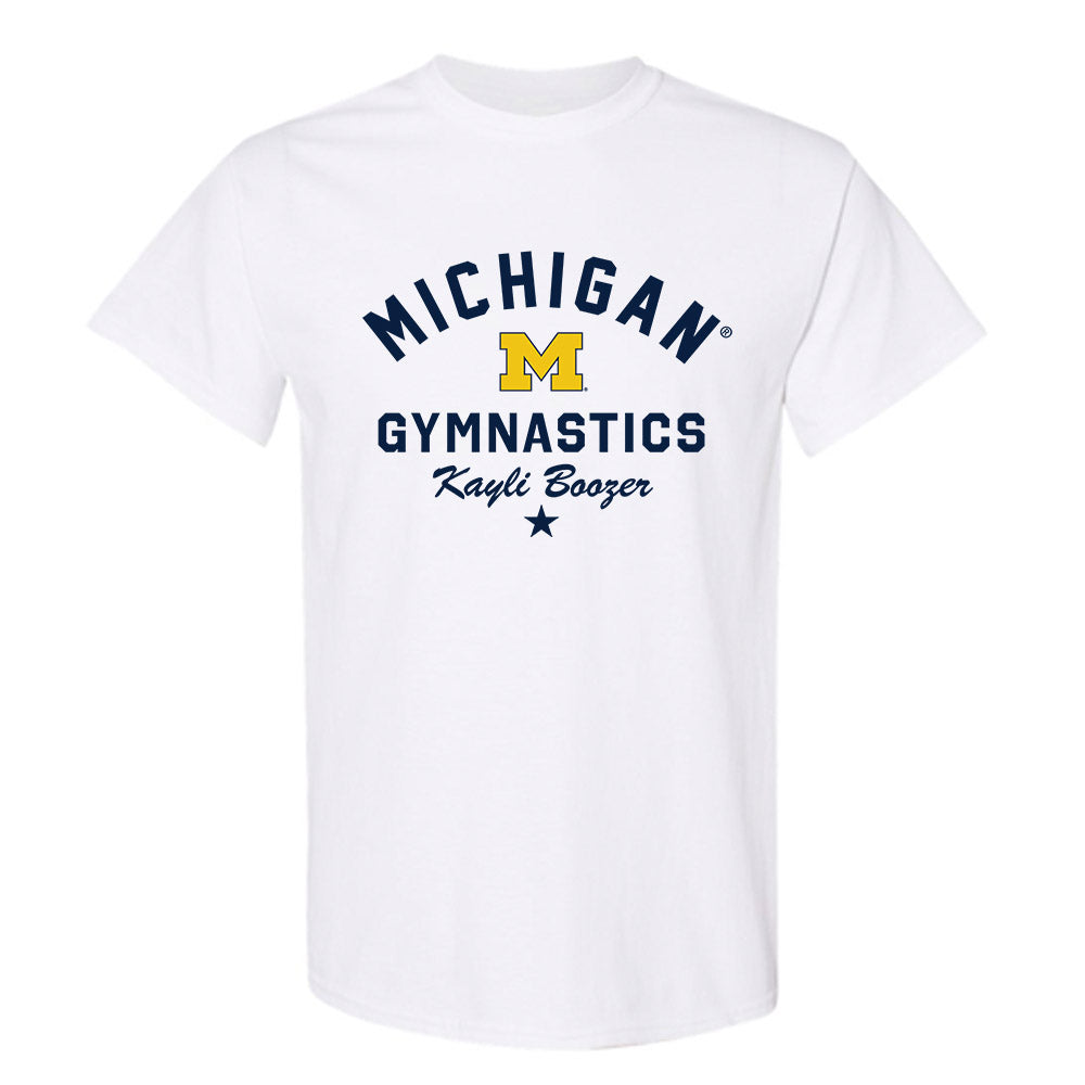 Michigan - NCAA Women's Gymnastics : Kayli Boozer - Classic Shersey T-Shirt-0