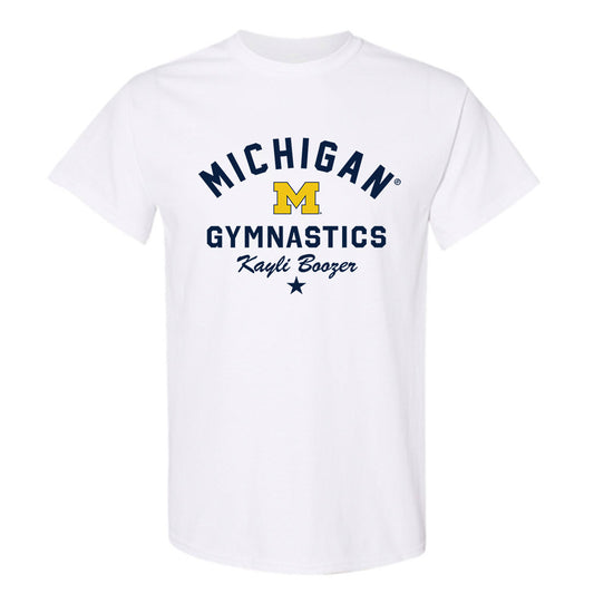 Michigan - NCAA Women's Gymnastics : Kayli Boozer - Classic Shersey T-Shirt-0