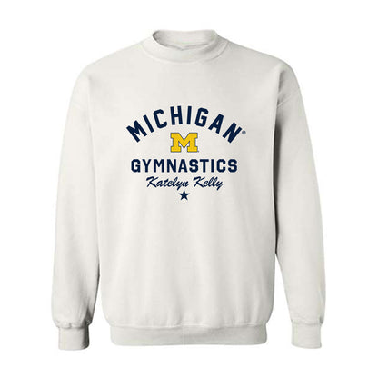 Michigan - NCAA Women's Gymnastics : Katelyn Kelly - Classic Shersey Crewneck Sweatshirt-0