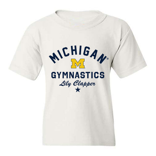 Michigan - NCAA Women's Gymnastics : Lily Clapper - Classic Shersey Youth T-Shirt-0