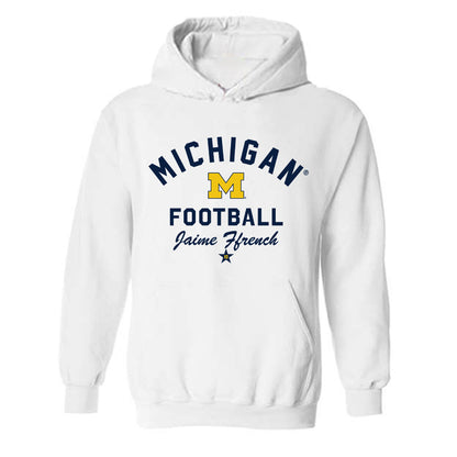 Michigan - NCAA Football : Jaime Ffrench - Classic Shersey Hooded Sweatshirt-0