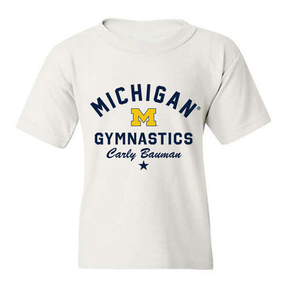 Michigan - NCAA Women's Gymnastics : Carly Bauman - Classic Shersey Youth T-Shirt-0
