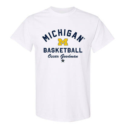 Michigan - NCAA Men's Basketball : Oscar Goodman - Classic Shersey T-Shirt-0