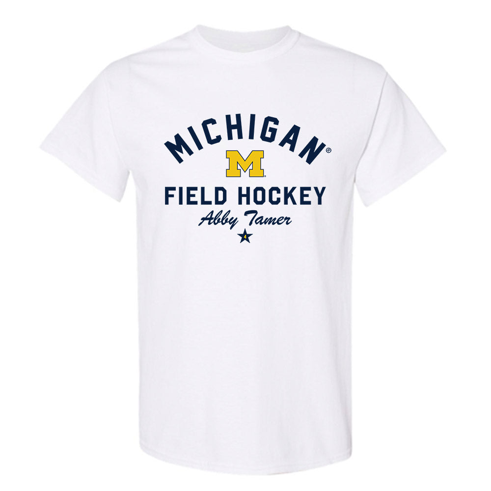 Michigan - NCAA Women's Field Hockey : Abby Tamer - Classic Shersey T-Shirt-0