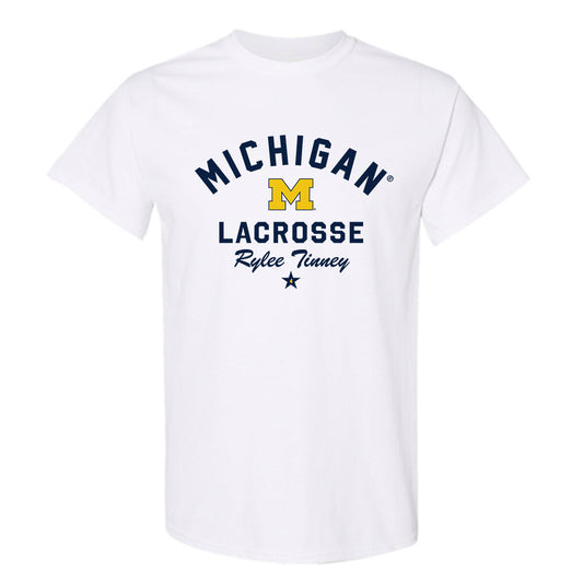 Michigan - NCAA Women's Lacrosse : Rylee Tinney - Classic Shersey T-Shirt-0