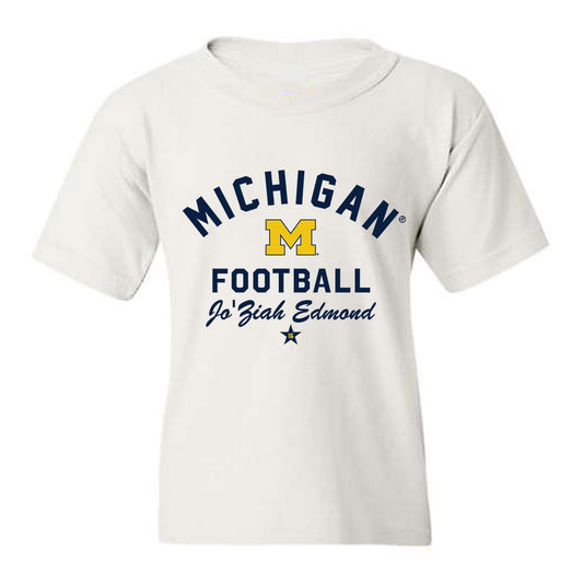 Michigan - NCAA Football : Jo'Ziah Edmond - Classic Shersey Youth T-Shirt-0
