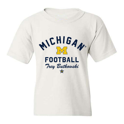Michigan - NCAA Football : Trey Butkowski - Classic Shersey Youth T-Shirt-0