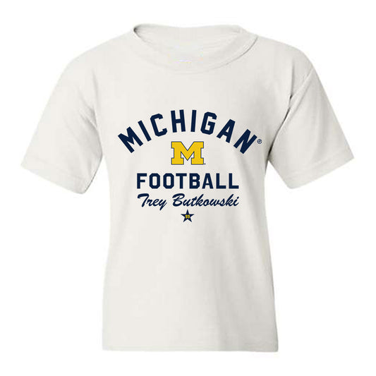 Michigan - NCAA Football : Trey Butkowski - Classic Shersey Youth T-Shirt-0