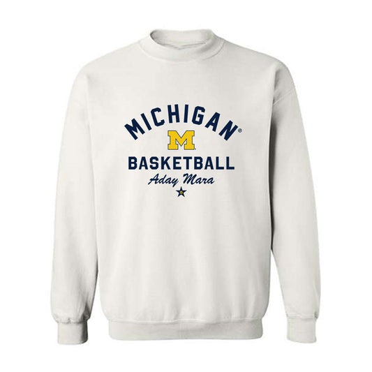 Michigan - NCAA Men's Basketball : Aday Mara - Classic Shersey Crewneck Sweatshirt-0