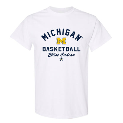 Michigan - NCAA Men's Basketball : Elliot Cadeau - Classic Shersey T-Shirt-0