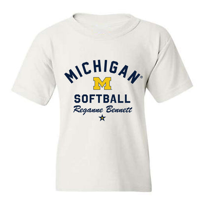 Michigan - NCAA Softball : Reganne Bennett - Classic Shersey Youth T-Shirt-0