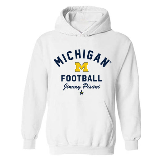 Michigan - NCAA Football : Jimmy Pisani - Classic Shersey Hooded Sweatshirt-0