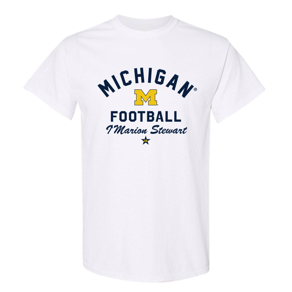 Michigan - NCAA Football : I'Marion Stewart - Classic Shersey T-Shirt-0