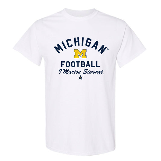 Michigan - NCAA Football : I'Marion Stewart - Classic Shersey T-Shirt-0