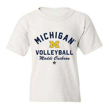 Michigan - NCAA Women's Volleyball : Maddi Cuchran - Classic Shersey Youth T-Shirt-0